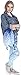 Ababalaya 3D Print Drawstring Backpack Rucksack Shoulder Bags Gym Bag, Blue Mandala