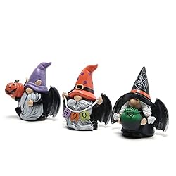 Hodao 3pcs Halloween Gnomes Decorations Handmade