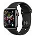 Apple Watch Series 4 (GPS + Cellular, 40MM) - Space Gray Aluminum Case with Black Sport Band (Renewed)