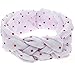 Baby Elastic Hair Hoops Headbands,Girl's Multicolor Hairbands Bunny Ears 8 Pack