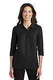 Port Authority Women's Silk Touch 3/4Sleeve Polo