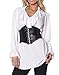 Underwraps Women's Pirate Ruffled Blouse, White, Small