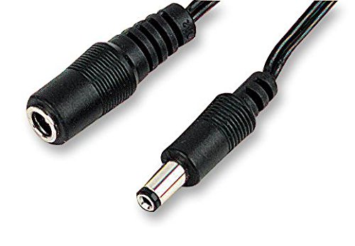 PRO ELEC PSG02087 DC Power Extension Lead with 2.5mm Connectors, 1.5m