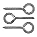 Lehigh Stainless Steel Screw Eyes, 3/8 x 4-7/8 inch, 3-Pack