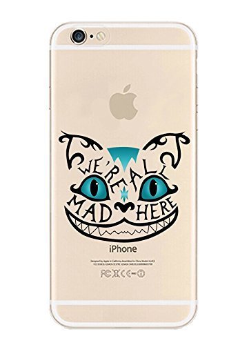 iPhone 6 Plus Case, DECO FAIRYÂ® Protective Case Bumper[Scratch-Resistant] [Perfect Fit] Translucent Silicone Clear Case Gel Cover for Apple iPhone 6 Plus (Funny Quote - Cat)