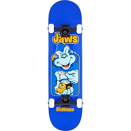 Birdhouse Jaws Old School Complete Skateboard -7.5 Blue