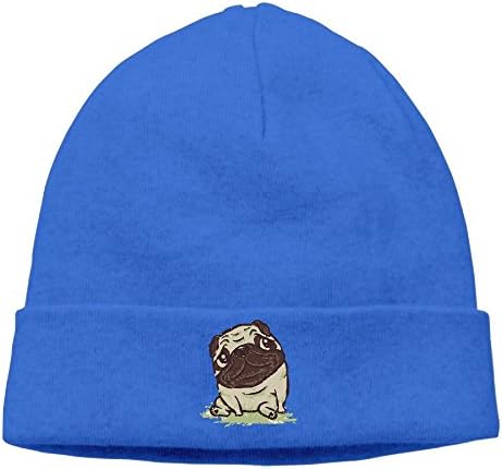 WellShopping Cool Squat Down Bull Dog Printed Plain Skullies Beanie toboggan Hat Cap Unisex Vintage Hats