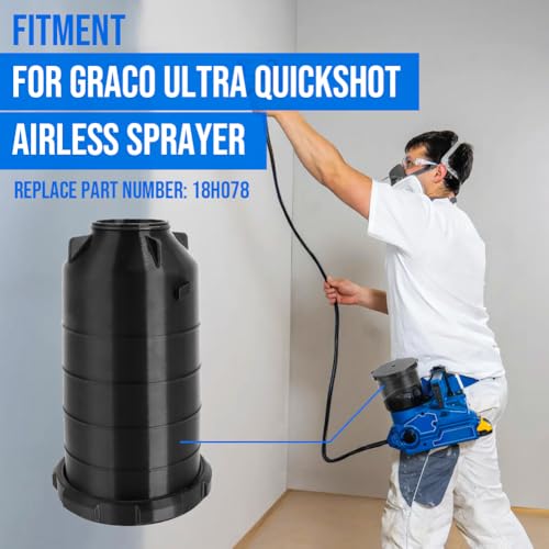 64 oz Paint Sprayer Cup & Lid Replacement Container for 18H078 photo 12