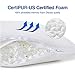 oaskys Shredded Memory Foam Pillow Queen Size Hypoallergenic Removable Washable and Luxury