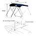 Leader Accessories Light Grey 3 Bow 6'L x 46