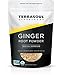 Terrasoul Superfoods Organic Ginger Powder, 1 Lb - Lab-Tested | Raw | Potent Spicy Flavor