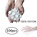 YUMMAYEE 100pcs Portable Mini Rayon Disposable Compressed Towel Camping Wipe Coin Tissue Toliet Paper Towel for Travel/Home/Outdoor Activities