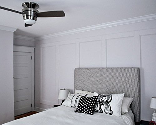 Harbor Breeze Mazon 44 In Brushed Nickel Flush Mount Indoor