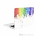 TOP CASE – 2 in 1 Bundle Deal Retina 13-Inch Paint Splash Rubberized Hard Case and Two Keyboard Covers for MacBook Pro 13