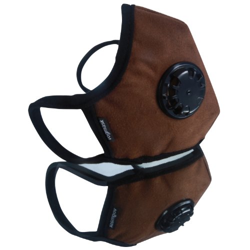 Vogmask Brown CV N99 Carbon Filter and Exhale Valve / Medium (under 120 lbs)
