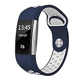 Swees Fitbit Charge 2 Bands Sport Silicone Small & Large (5.7