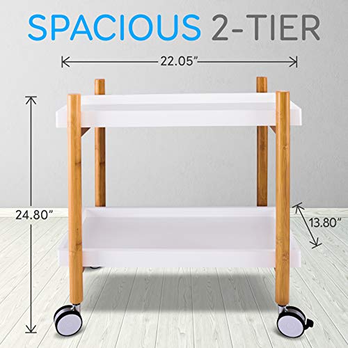 Rolling-Home-Bar-Serving-Cart-2-Tier-Mobile-Kitchen-Serving-Trolley-Carter-Rolling-Bar-with-Removable-Trays-and-4-Wheels-Coffee-Tea-Wine-Whiskey-Holder-Serving-Cart-SereneLife-SLSRVCRT400