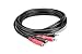 Hosa CRA-201 Stereo Interconnect Dual RCA Cable - 3.3 foot