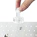 Ikee Design Acrylic Rotating 216 Pairs Earring Organizer, 4-Sided Spinning Jewelry Display Stand, Earring Holder, Perfect for Salon, Store, Clear Color