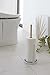 Yamazaki Home Toilet Paper Stocker, Holds 3 Toilet Paper Rolls, No Assembly Req, White, One Size
