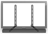 Mount-It! Soundbar Bracket Universal Sound Bar TV Mount for Mounting Above or Under TV, Fits Sonos, Samsung, Sony, Vizio, Adjustable Arm Fits 23 to 65 Inch TVs, 33 Lbs Weight Capacity Black (MI-SB41)