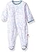 Magnificent Baby Baby Infant Magnetic Footie, BlueSavannah Blue Newborn, NB