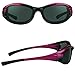 Bikershades Motorcycle Safety Sunglass Foam Padded Pink Frame PETITE Women & Girls