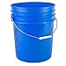 Hudson Exchange Premium 5 Gallon Bucket, HDPE (Blue, 1 Pack)