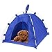 Diamondo Waterproof Oxford Pets Houses Tent Dog Cat Playing Bed Portable Folding Mat (Blue)