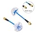 2pcs Newest Aomway 5.8G 3DBi 4 Leaf Clover Antenna RX SMA Male with Protective Covering for FPV Multicopter TX/RX