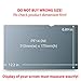 homy Privacy Matte Screen Protector for 14.0 inch Widescreen Laptops. Bonus: Web Camera Sliding Cover for Computer, Storage Folder. Easy Removable, Filter Size: 6 7/8 x 12 3/16 inch, Except Edges.