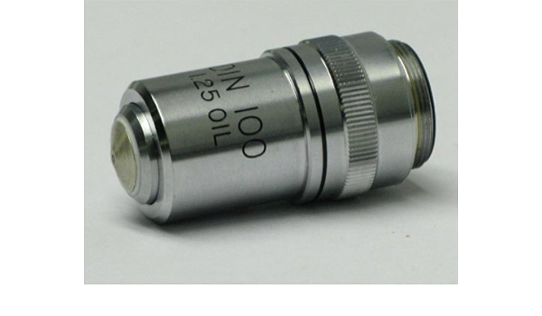 Amazon Com Edmund Scientific Nt38 344 Microscope Objective 100x Industrial Scientific