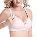 Nursing Bras One Cup Lace Edge Cotton Seamless No Rims Button Adjustment Women's Maternal Postpartum Bra