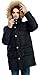 Valuker Men's Down Coat With Fur Hood With 90% Down Parka Puffer Jacket