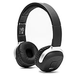 Bluetooth Headphones, Fuleadture Wireless V4.1 NFC Stereo Sport Over-Ear Headphone Headset with Pedometer Earphone, Hands-Free Calling with Mic for iPhone PC All Bluetooth-Enabled Devices - Black