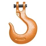 Slip Hook, 1/2 in, 13, 000lb, Clevis, Orange
