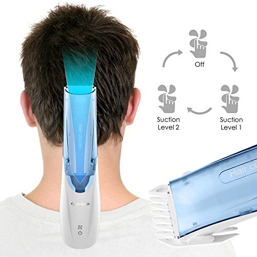 Life Basis Hair Clipper Cordless Rechargeable, Electric Hair Trimmer, Professional Haircut for Adult, Kids, Babies with 3 Combs Setting Length, Collecting Broken Hair, 8 Kits