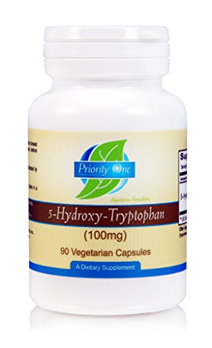 Priority One Vitamins 5 Hydroxy GABA (Gamma Aminobutyric Acid) (5HTP)* 90 Vegetarian Capsules