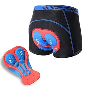 ARSUXEO Gewatteerde fietsbroek voor heren, fietsondergoed, MTB-ondergoed, ademend, sneldrogend, ondergoed, fietspadded…