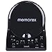 Memorex CD Top Loading CD Dual Alarm Clock AM/FM Stereo Radio with 0.9-Inch Green LED Display and 3.5mm Aux Jack & Headphone Jack Input (Black)