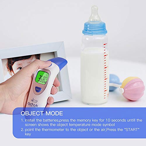 Ear & Forehead Thermometer Basal, Instant Proven Trusted Clinical Accuracy, Fever Indicator for Infants, Kids, Baby & Adults with FDA & CE Approved