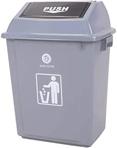 Bote de Basura con Tapa al Aire Libre, hogar Sala de Estar Cocina Bote