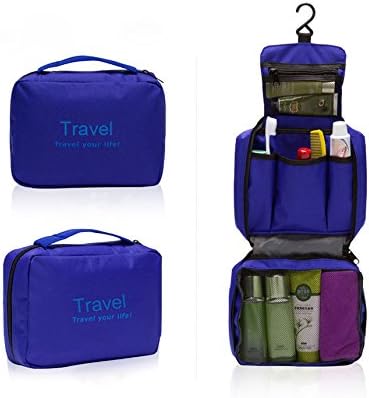 Ecentaur Travel Toiletry Bag Bathroom Hanging Cosmetic Bags Case Organizer for Men\Women