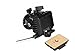 Fluid Head, Video Camera Tripod Action Fluid Drag Pan Head with 1/4” Screws Sliding Plate for Canon Nikon Sony DSLR Camera Camcorder Shooting Filming