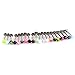 Docooler 20pcs Colorful Stainless Steel Cone Lip Rings Bars Labret Stud Piercing