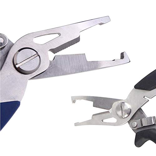 image for Rainleaf Set of 2 Fishing Pliers Hook Remover Braid Line Cutting Stain