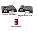 Benkesr Wireless Door Logo lamp for Nissan Wireless Universal Car Projection LED Projector Door Shadow Logo Light Welcome Lamps Courtesy Lights Kit Magnet Sensor(for Nissan)