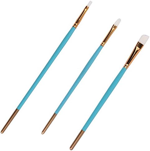 VACASSO Paint Brush Set 3pcs Professional Paint Brushes Artist for Watercolor Oil Acrylic Painting (3 PCs)