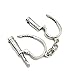 SM Bondage Handcuffs Stainless Steel Fetish Horseshoe Handcuffs Set Bondage Cuff Set Adult Sex Toys Sex Game for Man/Women/Unisex,Metallicthumb 1