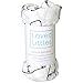 Bamboo Cotton Muslin Softest Swaddle Blanket Milk Bottle Print by Loved Littles
